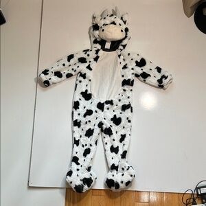 Cow Print Fleece Onesie